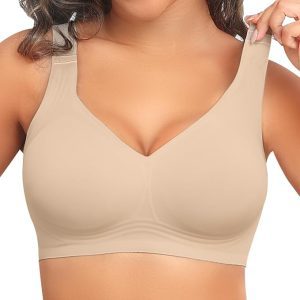 PoseFree Women’s Seamless Wireless Supportive Bra: Comfort Meets Confidence