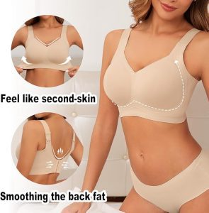 PoseFree Women’s Seamless Wireless Supportive Bra: Comfort Meets Confidence