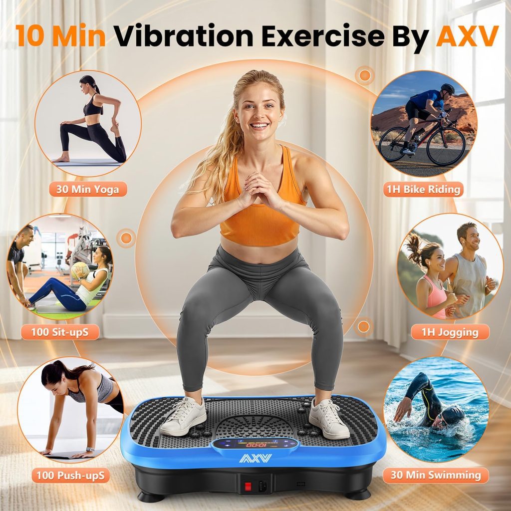 AXV Vibration Plate Fitness Platform: The Ultimate Full-Body Shaker for Weight Loss and Wellness
