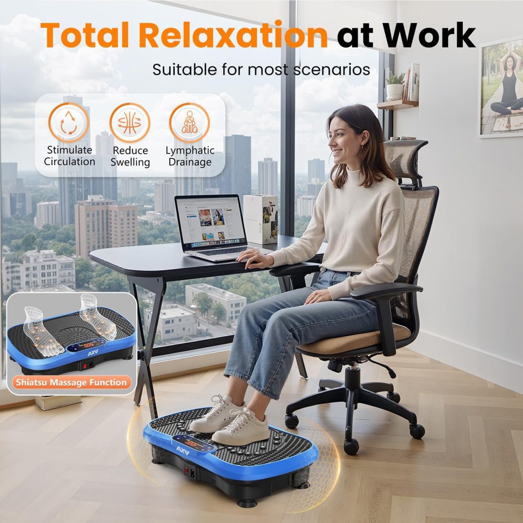 AXV Vibration Plate Fitness Platform: The Ultimate Full-Body Shaker for Weight Loss and Wellness