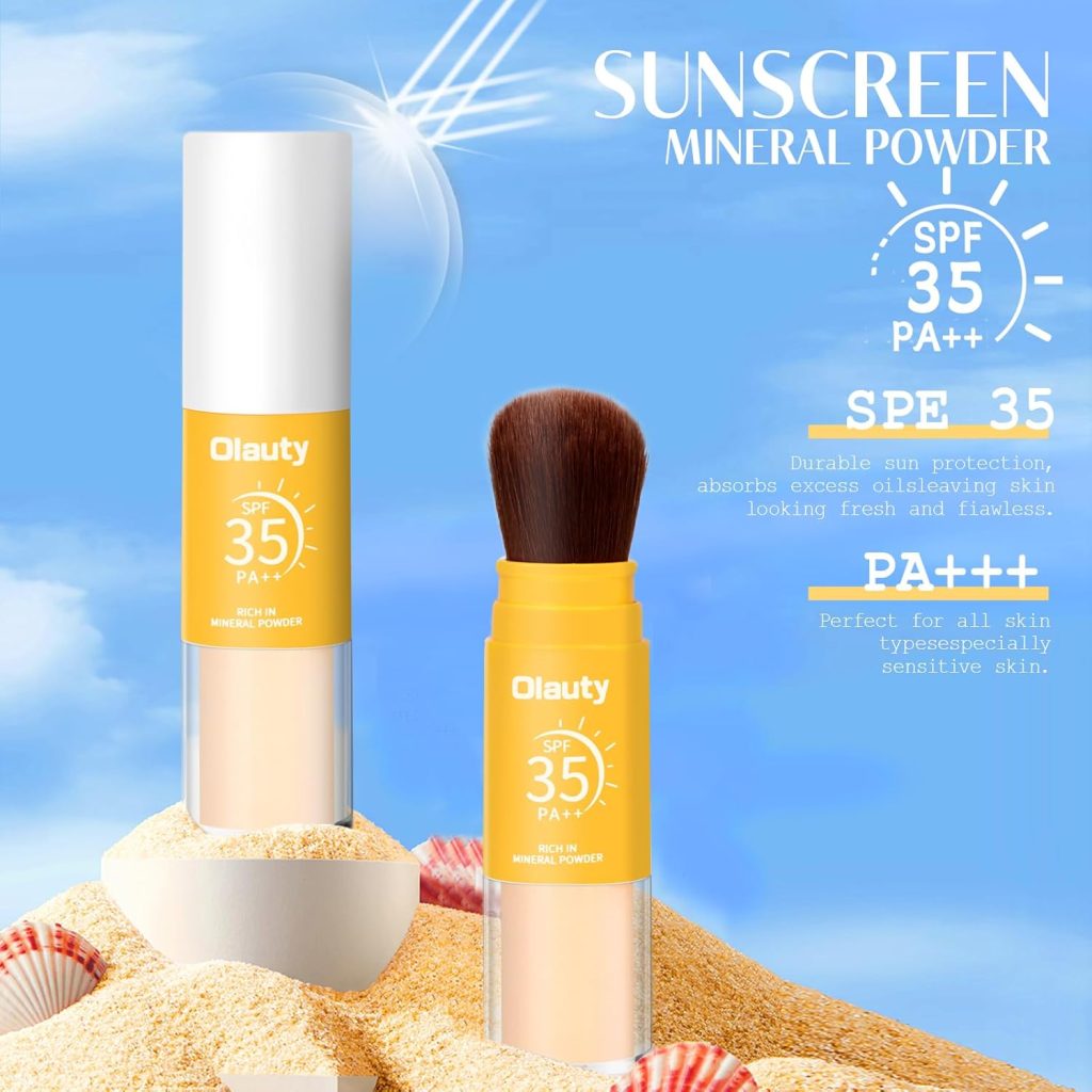 A lightweight mineral sunscreen setting powder with SPF 35 that helps control shine while providing convenient sun protection throughout the day. Ideal for sensitive skin and humid climates.