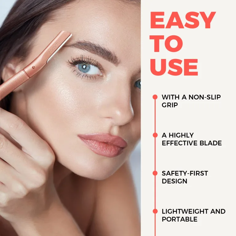 ZOMCHI Eyebrow Razor – Gentle Precision for Smooth, Defined Brows