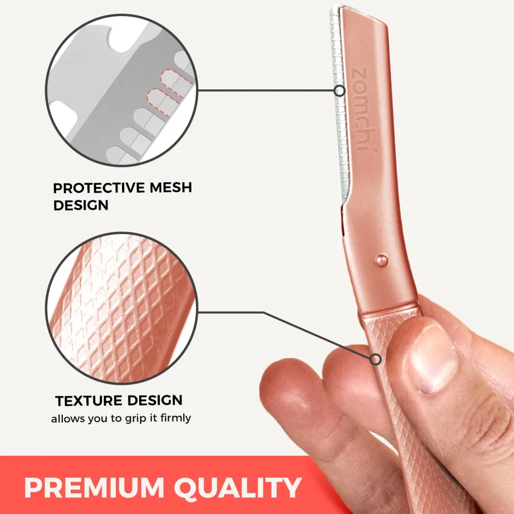 ZOMCHI Eyebrow Razor – Gentle Precision for Smooth, Defined Brows