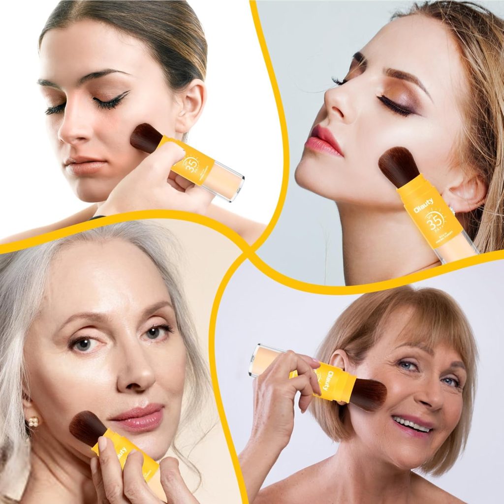 A lightweight mineral sunscreen setting powder with SPF 35 that helps control shine while providing convenient sun protection throughout the day. Ideal for sensitive skin and humid climates.