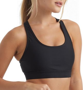 Hanes Women’s Compression Sports Bra – Sweat-Free Comfort