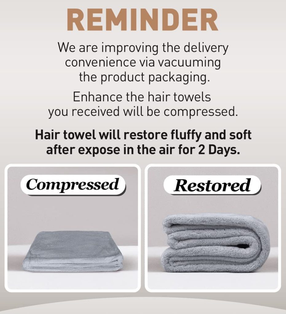 A lightweight microfiber hair towel designed to dry hair faster while minimizing frizz and breakage. Ideal for everyday use across all hair types.