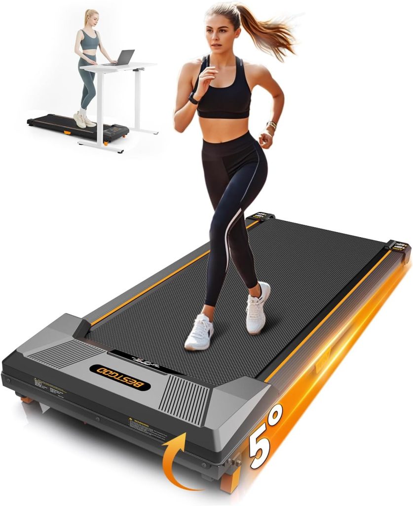 The BestGod Walking Pad Treadmill is a compact incline treadmill designed for home and office use. It allows you to walk while working, helping you stay active without needing a large workout space.