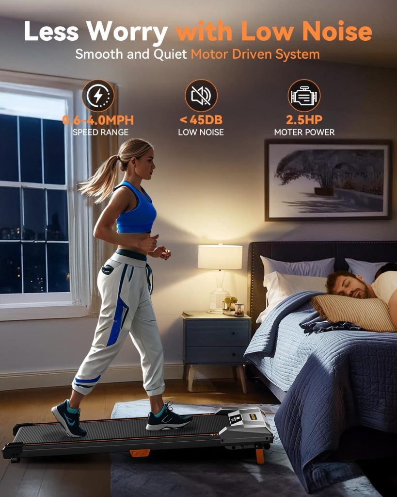 The BestGod Walking Pad Treadmill is a compact incline treadmill designed for home and office use. It allows you to walk while working, helping you stay active without needing a large workout space.