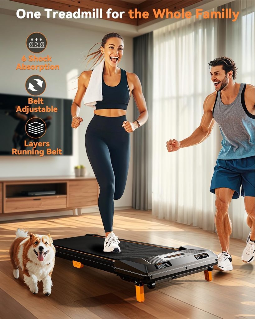 The BestGod Walking Pad Treadmill is a compact incline treadmill designed for home and office use. It allows you to walk while working, helping you stay active without needing a large workout space.