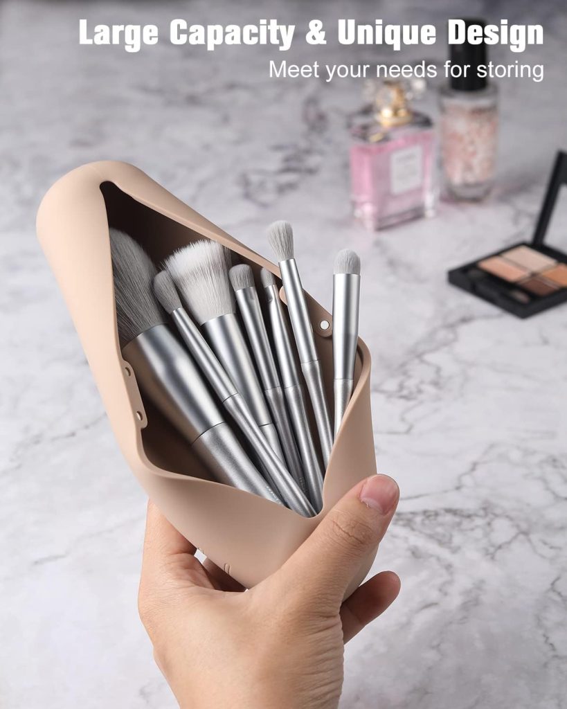 FERYES Magnetic Makeup Brush Holder – Clean & Travel-Safe
