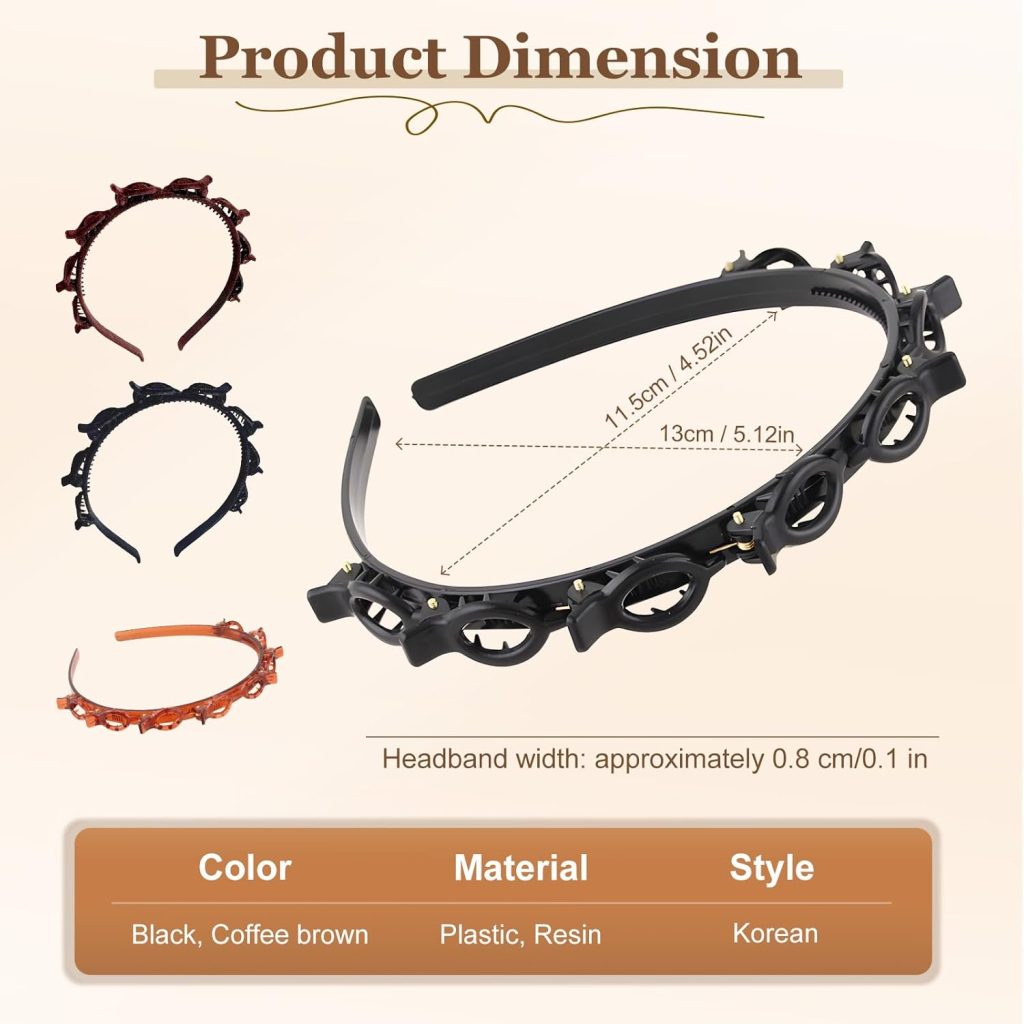 The Headband with Clips is a no-heat styling tool designed to create layered, voluminous hairstyles quickly and comfortably. Ideal for women and girls who want effortless daily styling without hair damage.