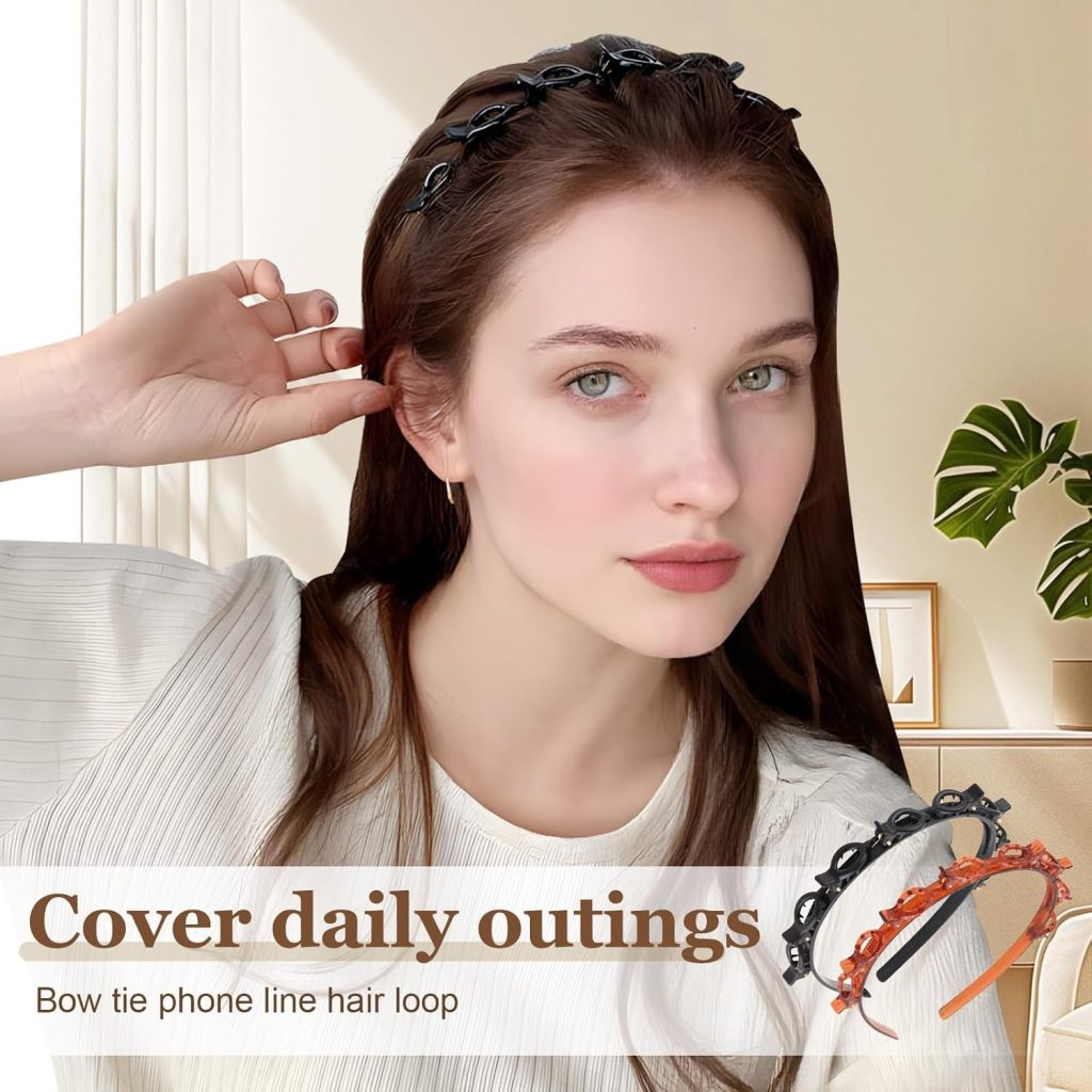 The Headband with Clips is a no-heat styling tool designed to create layered, voluminous hairstyles quickly and comfortably. Ideal for women and girls who want effortless daily styling without hair damage.