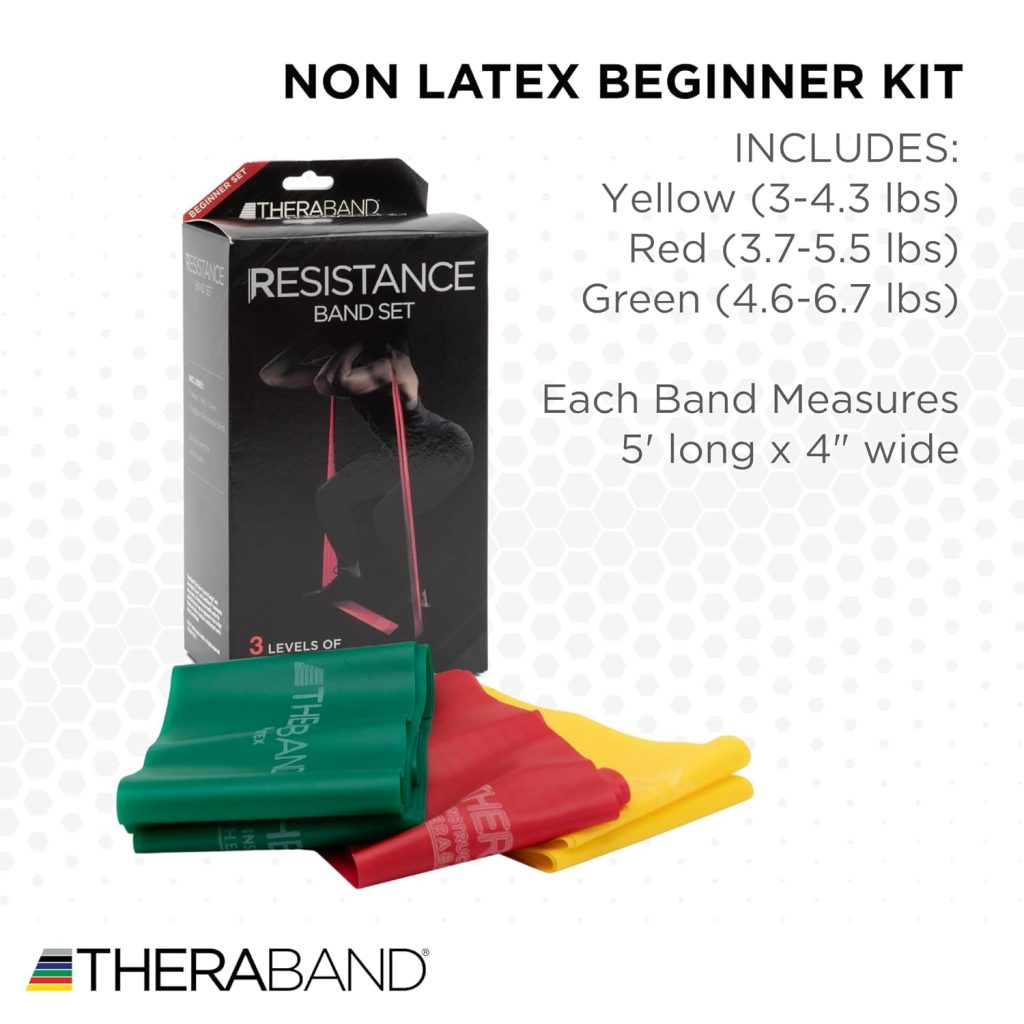 The TheraBand Resistance Bands Set offers a simple, portable way to build strength, improve mobility, and support low-impact workouts at home. Ideal for beginners, rehabilitation routines, and gentle full-body training.