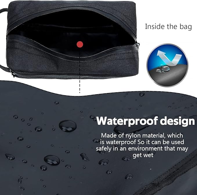 A smart, water-resistant toiletry bag designed to keep your hygiene essentials clean, organized, and accessible wherever you go. Ideal for maintaining freshness and confidence during travel.