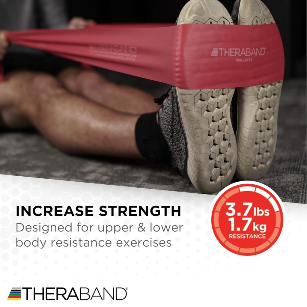 The TheraBand Resistance Bands Set offers a simple, portable way to build strength, improve mobility, and support low-impact workouts at home. Ideal for beginners, rehabilitation routines, and gentle full-body training.