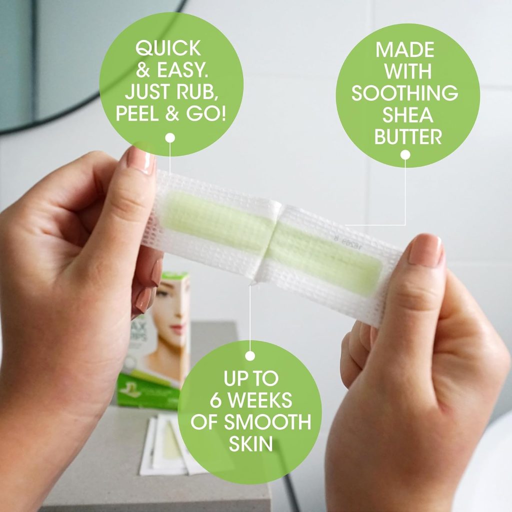 Nad's Facial Wax Strips are designed for quick, gentle facial hair removal—especially for women with sensitive skin. These ready-to-use strips promise salon-like smoothness without irritation or complicated prep.