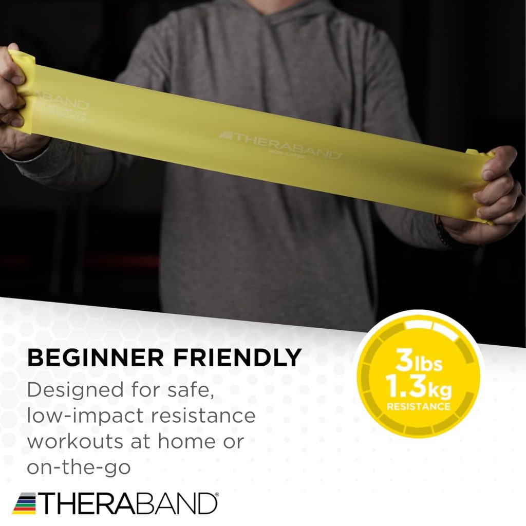 The TheraBand Resistance Bands Set offers a simple, portable way to build strength, improve mobility, and support low-impact workouts at home. Ideal for beginners, rehabilitation routines, and gentle full-body training.