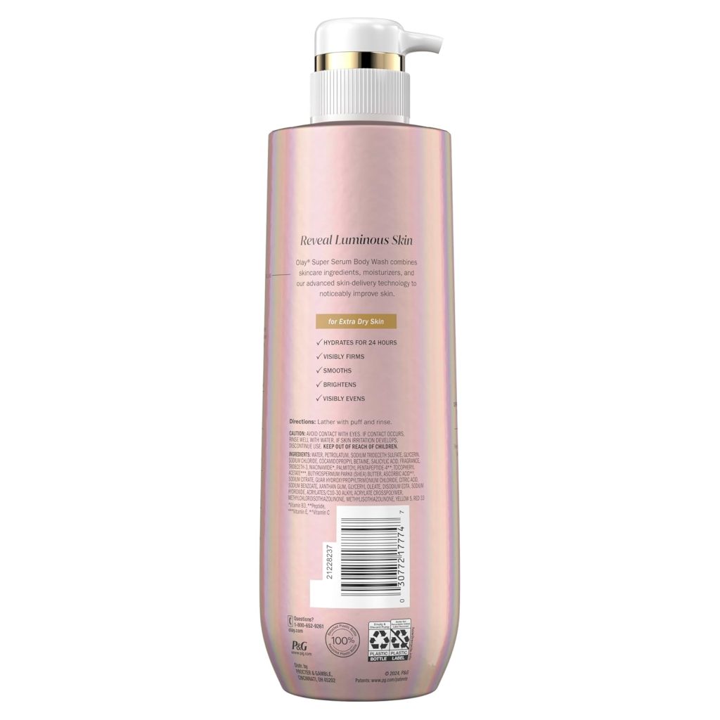 Soothe extra-dry, sensitive skin with Olay Super Serum Body Wash. 24-hour hydration, gentle cleansing, and a healthy glow—comfort you can feel.