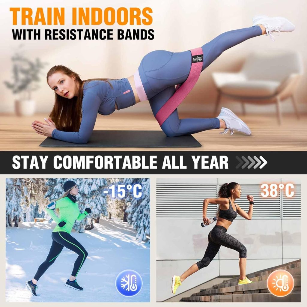 Fabric resistance bands are a simple yet powerful fitness accessory designed to improve strength, flexibility, and muscle activation. These non-slip bands provide a comfortable alternative to traditional rubber bands for home and gym workouts.