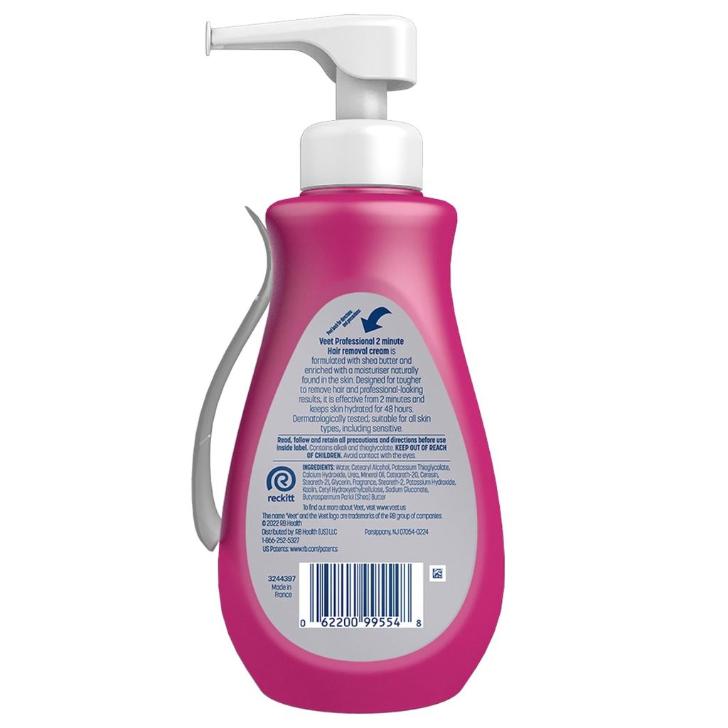 The Veet 2 Minute Hair Removal Cream is a fast-acting depilatory designed to remove unwanted hair in as little as two minutes. It offers a smoother alternative to shaving, especially for underarms, legs, and bikini lines.