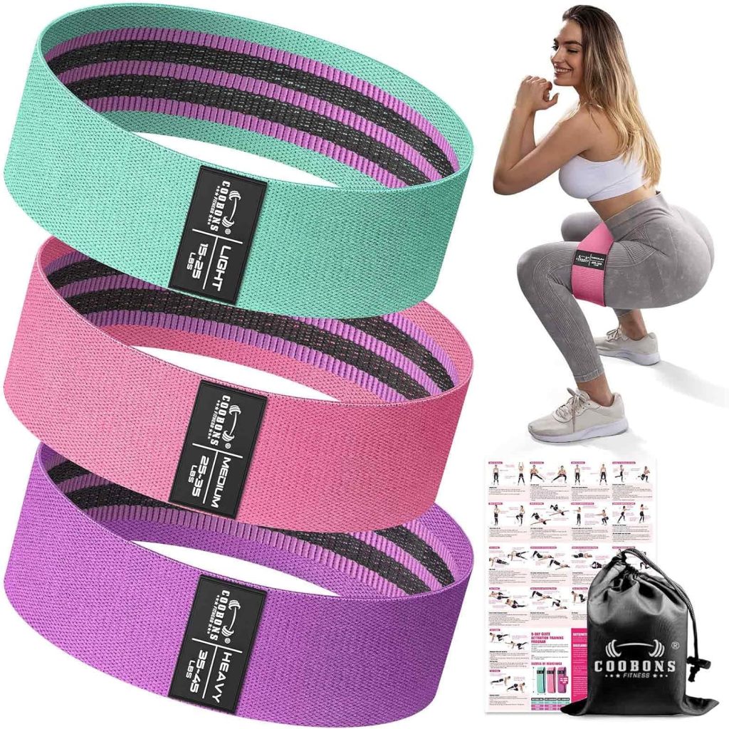 Fabric resistance bands are a simple yet powerful fitness accessory designed to improve strength, flexibility, and muscle activation. These non-slip bands provide a comfortable alternative to traditional rubber bands for home and gym workouts.