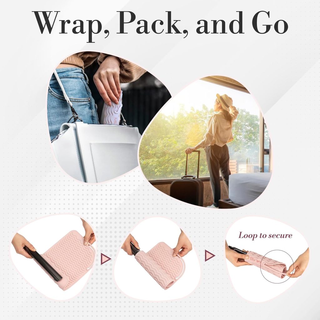 Heat Resistant Mat for Curling Iron & Flat Iron | Safe Styling Pad – LoookNow