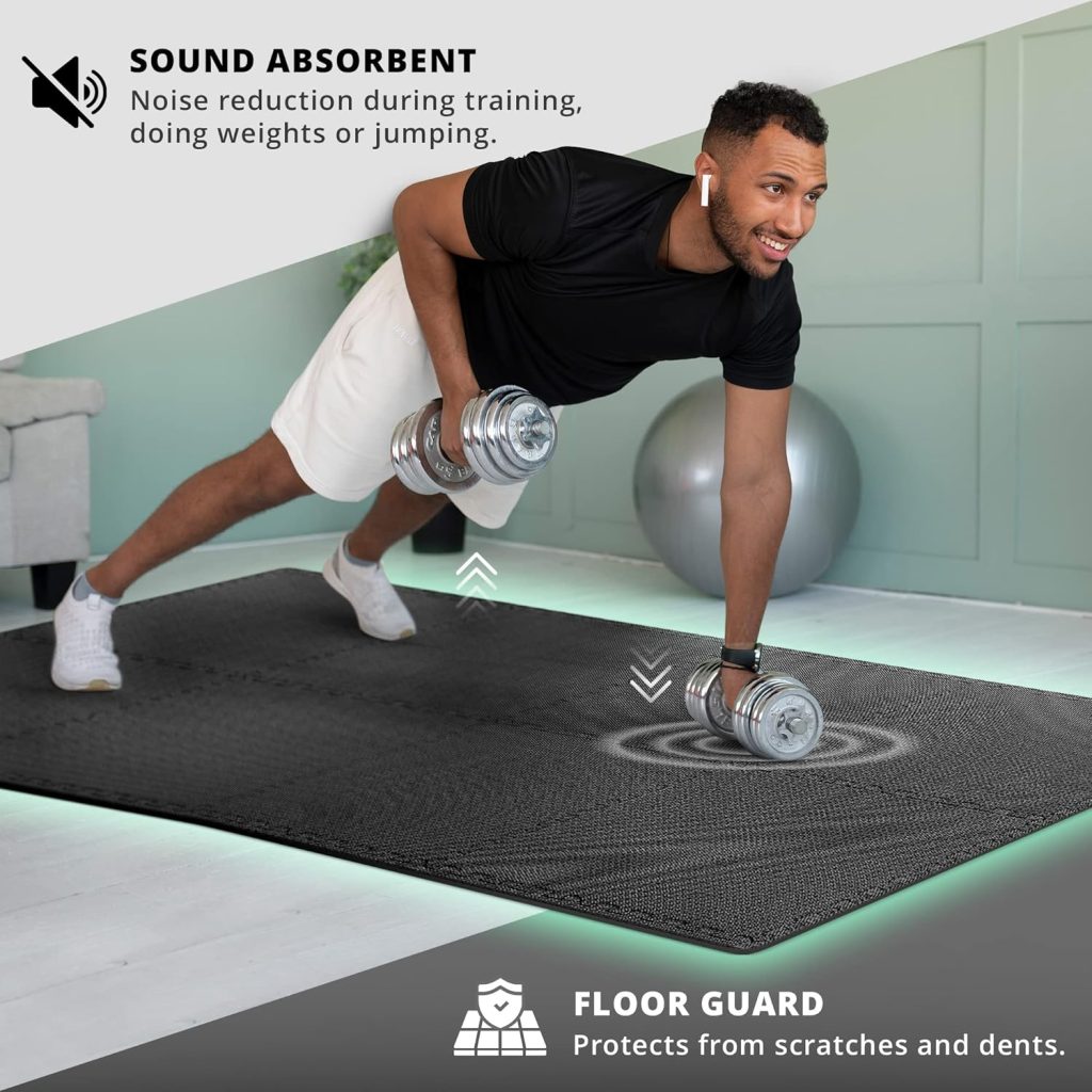 The bemaxx Gym Mats Set offers a clean, cushioned, and protective surface for workouts, helping you stay comfortable and confident even during intense sessions. Designed for durability and hygiene, it’s ideal for home fitness and multi-use spaces.