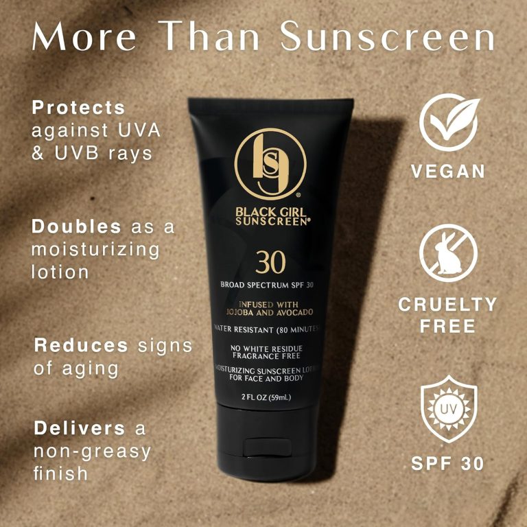SPF 30 Moisturizing Sunscreen for Melanin-Rich Skin