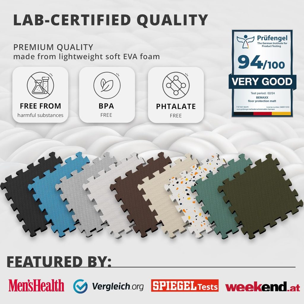 The bemaxx Gym Mats Set offers a clean, cushioned, and protective surface for workouts, helping you stay comfortable and confident even during intense sessions. Designed for durability and hygiene, it’s ideal for home fitness and multi-use spaces.