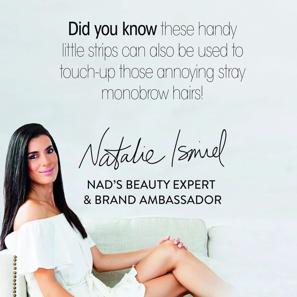Nad's Facial Wax Strips are designed for quick, gentle facial hair removal—especially for women with sensitive skin. These ready-to-use strips promise salon-like smoothness without irritation or complicated prep.