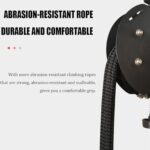 Endless Rope Trainer - Portable Cable Pulley System for Home Gym, Grip & Arm Strengthening, Back & Body Coordination, Versatile Hanging Exercise Equipment