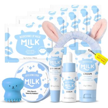 PureGlow Milk Skincare Set – Hydrating Pore Care