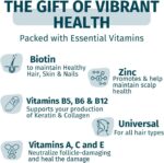 WEEM Hair Skin and Nails Gummies - Supports Healthy Hair - Vegan biotin Vitamins for Women & Men Supports Faster Hair Growth, Stronger Nails, Healthy Skin, Extra Strength (1)