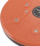 Body Shaping Twisting Waist Disc Exercise Rotating Board Small Indoor Fitness Equipment Orange Waist Trainer for Core Workout and Abdominal Muscle Strengthening