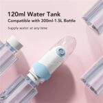 Portable Travel Bidet Handheld Rechargeable Bottle for Pregnant Women Infant Hygiene Cleansing Personal Care 120ml