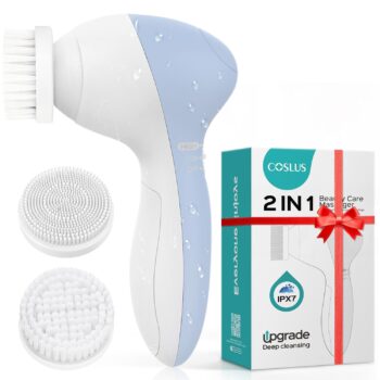 COSLUS Silicone Facial Cleansing Brush – Deep Clean