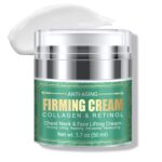 Anti Aging Firming Neck Cream, 5-IN-1 Face Tighten and Lift Neck Cream, Anti Wrinkle Neck Retinol & Collagen Cream, Chest Neck & Face Lifting|Repairing|Moisturzing Skin Care for Men & Women - New