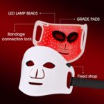 LED Face Light, Soft Silicone, Adjustable Brightness, Suitable for Home and Travel