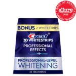 Crest 3D Whitestrips Professional Effects – Teeth Whitening Kit, 22 Treatments (20 + 2 Bonus), Each with 1 Upper/1Lower, 44 Strips – Crest 3DWhite Teeth Whitening Strips