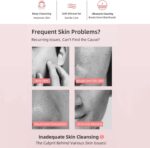 2 in 1 Electric Face Scrubber Silicone Facial Cleansing Brush, Exfoliator Scrubber & Skin Spatula Pore Cleaner Blackhead Remover Tools, Waterproof Face Brush Exfoliating Deep Cleaning Massager, Pink