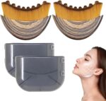 2PCS Aeki Lymphatic Contour Face Brush,Eteross Brush,Lifting and Firming,Soft Bristle Contour Massage Tool to Relieve Fatigue, Ergonomic Design for All Skin Types