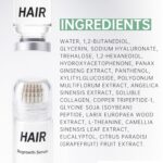 Micro Infusion Hair Regrowth System – Hair Growth Treatment with Ginseng, He Shou Wu, Angelica & Hyaluronic Acid, Thickening Serum for Fuller, Stronger Hair – Premium Scalp & Hair Care for Men & Women