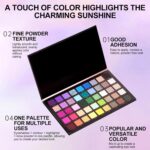 K’APEINE 45-Color Eyeshadow Palette – Professional Rainbow Makeup with Matte, Shimmer & Metallic Shades, Long-Lasting & Blendable