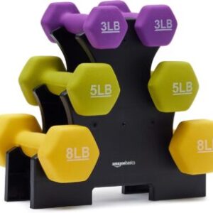 Amazon Basics Neoprene Dumbbells – Tone & Strengthen Muscles