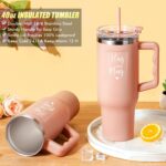 Birthday Gifts for Women Self Care Gifts Get Well Soon Gifts, Rose Relaxing Spa Gifts Basket Care Package w/ Flannel Blanket 40 OZ Tumbler, Christmas Gifts for Mom Wife Grandma Friends Sisters Her