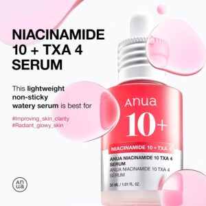 ANUA Niacinamide 10 + TXA 4 Serum – Glow & Dark Spot Care