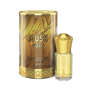 MUSK GOL Non-Alcoholic Attar – Long Lasting Unisex Fragrance