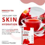 aj Hibisc.us Powder for Hair Care, Skin, Face Pack, Mask, Eating, Drinking, Tea, DIY | Pure Natural Rosa-sinensis | Sun Dried Gudhal Flower | 50 gm