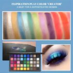 K’APEINE 45-Color Eyeshadow Palette – Professional Rainbow Makeup with Matte, Shimmer & Metallic Shades, Long-Lasting & Blendable