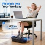 Vibration Plate Exercise Machine with 120 Speed Levels, 9 Program Modes and Remote Control - 15 Min Timer, 300 lbs Capacity Vibrate Stand Shake Board for Full Body Workout, Fat Burner and Toning